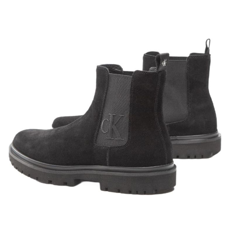 Scarpe Calvin Klein Jeans Lug Mid Chelsea Boot M YM0YM00271 nero 1