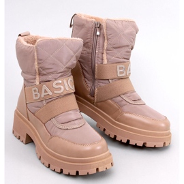 Scarponi da neve da donna Little Khaki beige 1