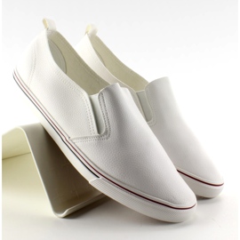 Sneakers nere slipon BL88P Bianche bianca 1