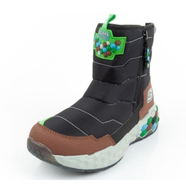 Scarponi da neve Skechers Jr 402216L/BKBR marrone 1