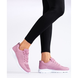 SUPER COOL Sneakers leggere traforate rosa 1