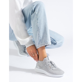 TRENDI Sneakers grigie alla moda grigio 1