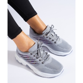 TRENDI Scarpe sportive Sneakers grigio 1