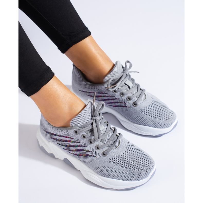 TRENDI Scarpe sportive Sneakers grigio 1