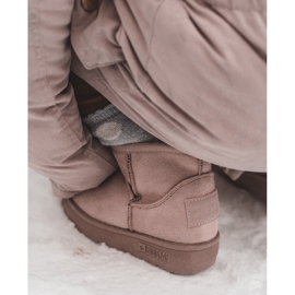 Stivali da neve isolati per bambini con cerniera Rosa Big Star MM374101 1