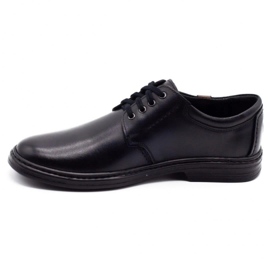 Joker Scarpe da uomo in pelle 415 nere nero 1