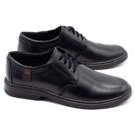Joker Scarpe da uomo in pelle 415 nere nero 2