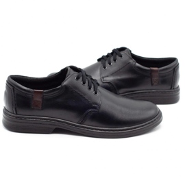Joker Scarpe da uomo in pelle 415 nere nero 5
