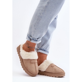 Doposci Da Donna Con Montone Villene Beige 1