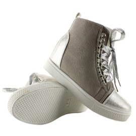 Sneakers con catene R72 Grey3/Argento grigio 2