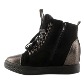 Sneakers con catene R72 Nero 1
