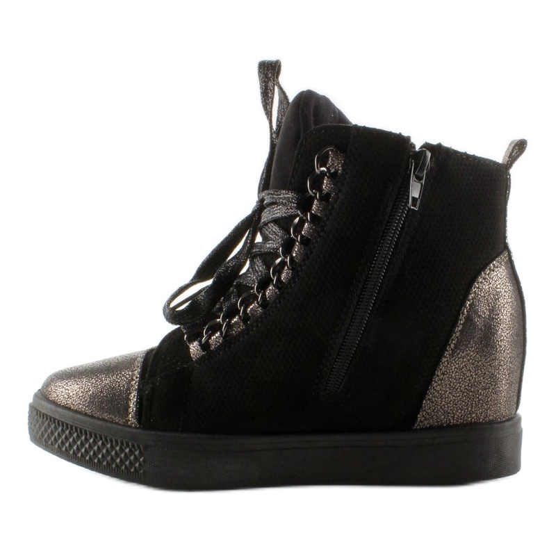 Sneakers con catene R72 Nero 1