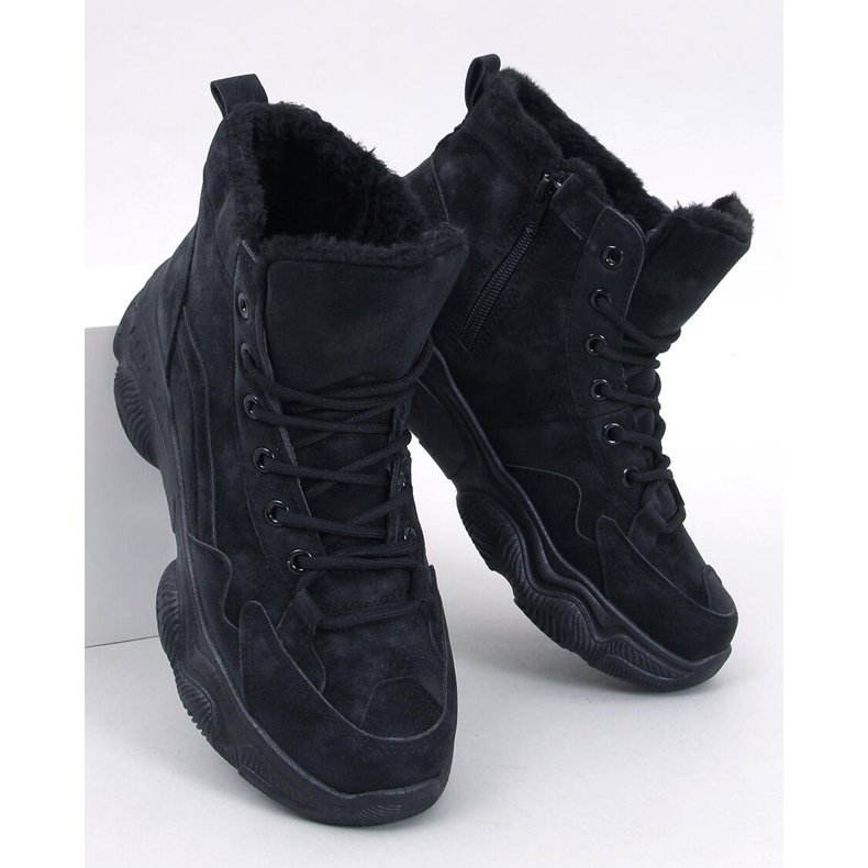 Scarpe da ginnastica invernali isolanti Elius nere nero 1