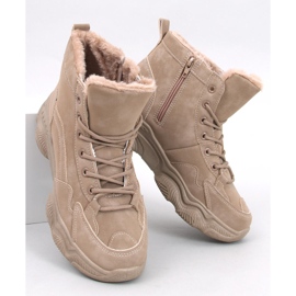 Scarpe da ginnastica invernali isolanti Elius Khaki beige 1