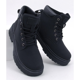 Kellers Stivali in legno da donna neri nero 1
