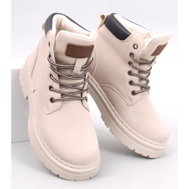 Kellers Stivali in legno da donna beige 1