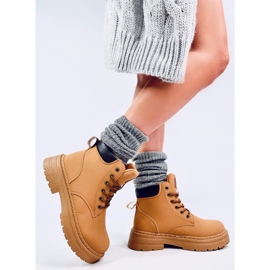 Stivali in legno da donna Kellers Camel marrone 1