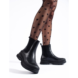 Stivaletti Chelsea Shelovet classici da donna nero 1