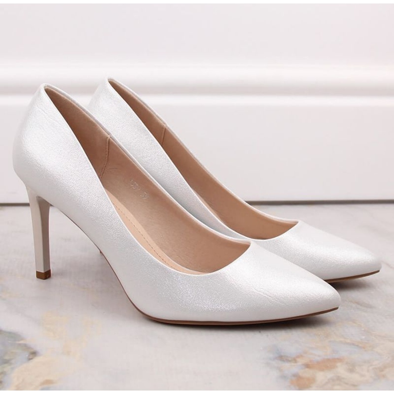 Sergio Leone W SK428A tacco alto argento d'argento 1