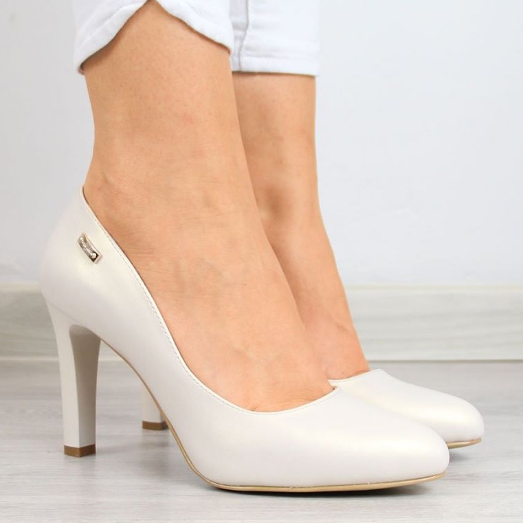 Décolleté a stiletto beige Sergio Leone W SK3AA 2