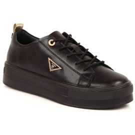 Filippo W PAW315A scarpe platform in pelle, nere 2