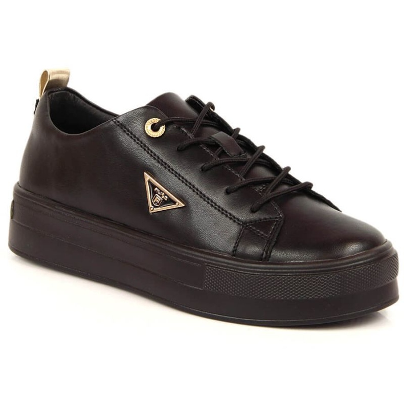 Filippo W PAW315A scarpe platform in pelle, nere 2