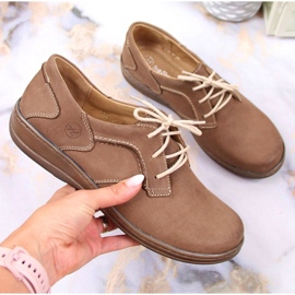 Scarpe comfort Helios W H715N, beige marrone 1