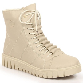 Stivali con plateau isolanti Rieker W RKR279C, beige 1
