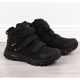 Scarpe da trekking isolanti American Club M AM855, nere nero 1