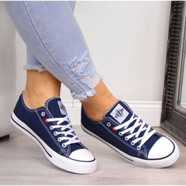Scarpe da ginnastica blu navy NEWS W EVE8A 2