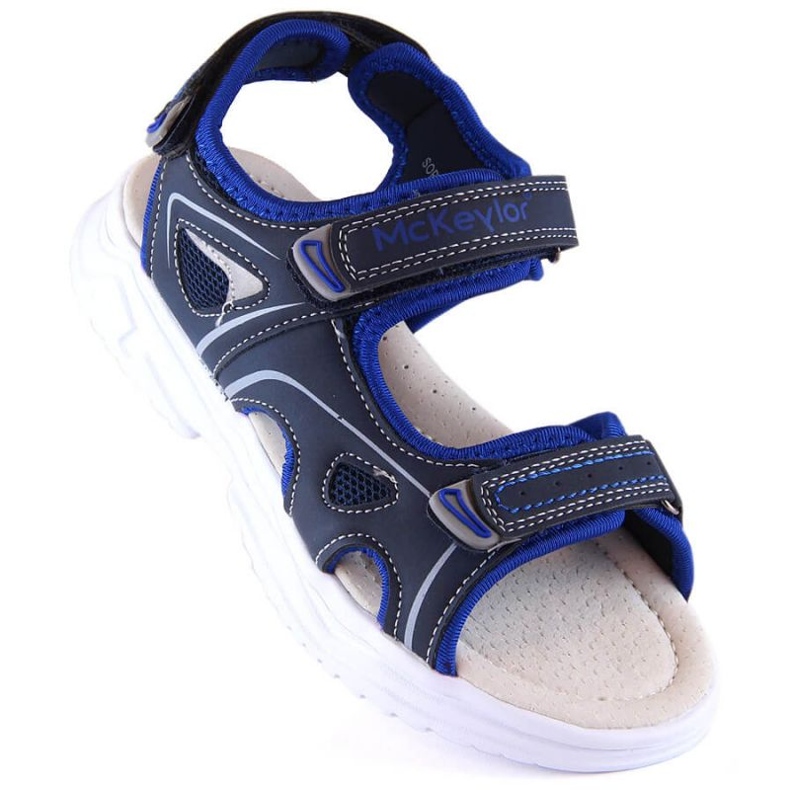 McKinley McKeylor Jr JAN229A Sandali con chiusura strappo, blu navy 1