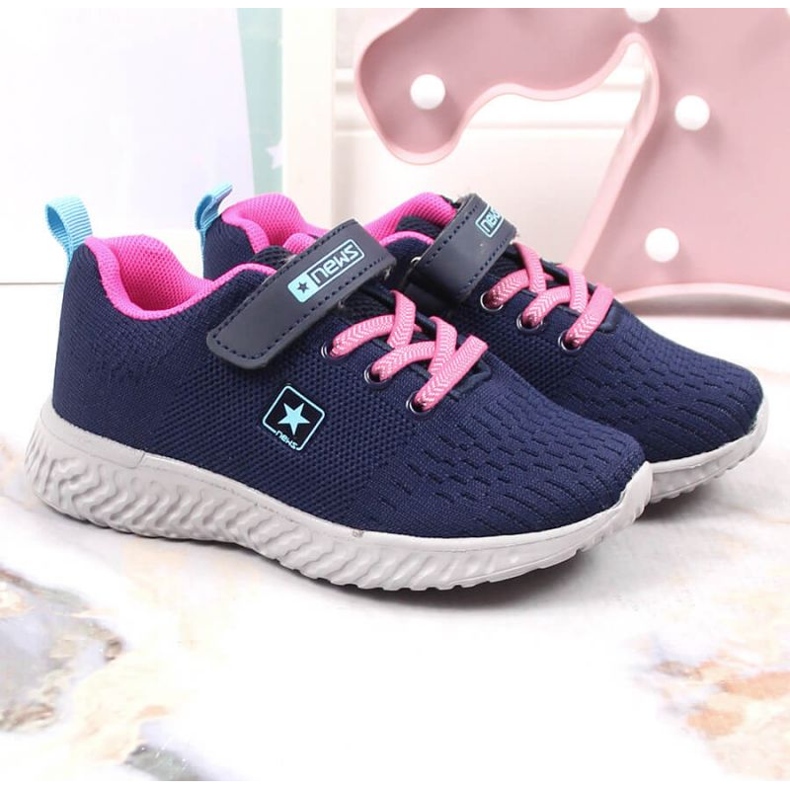 News NOVITÀ Scarpa sportiva Jr EVE396A, blu navy 2
