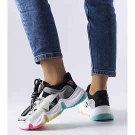 Sneakers nere in materiali misti di Grondin nero 1