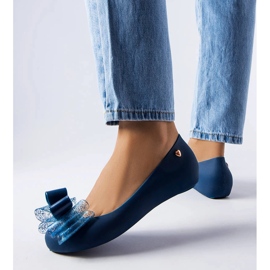 Ballerine Meliski blu navy con fiocco Jerome 1