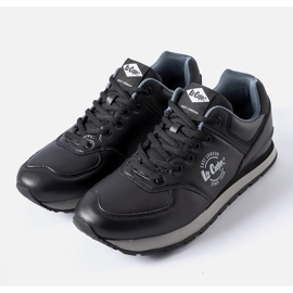 Scarpe nere da uomo Lee Cooper LCJ-23-31-3073M nero 1