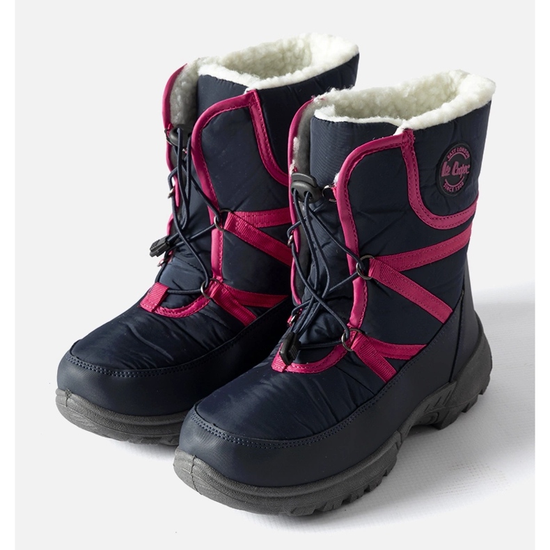 Stivali da neve Lee Cooper LCJ-22-44-1364K blu navy rosa 1