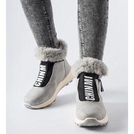 Sneakers alte Oneglia isolanti grigie grigio 1