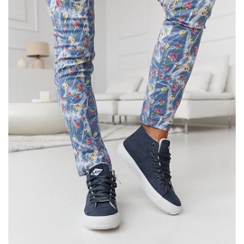 Scarpe da ginnastica blu navy Lee Cooper LCJL-20-31-12 1
