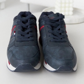 Scarpe da ginnastica blu navy Lee Cooper LCJ-21-29-0642M 1