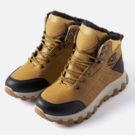 Scarpe da trekking da uomo marroni isolate di Nurra marrone 1