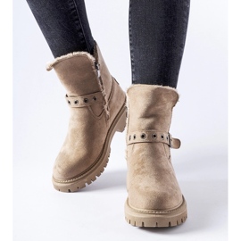 Stivali isolanti beige di Gibsonia 1