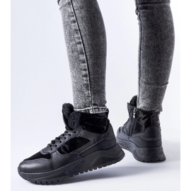 Sneakers alte Malles nere isolanti nero 1