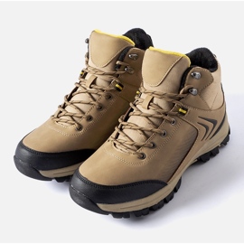 Stivali isolanti beige in stile trekking Mers 1