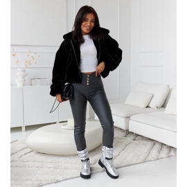 Doposci da donna Pulliam color argento d'argento 1