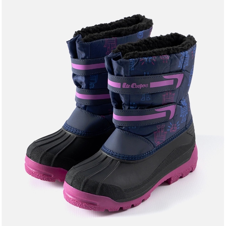 Stivali da neve blu navy Lee Cooper LCJ-23-44-2007K 1