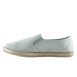Espadrillas slip-on glamour JX16 Verde 1
