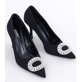 Apriatis Scarpe da sera nere con zirconi nero 1