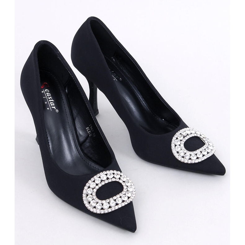 Apriatis Scarpe da sera nere con zirconi nero 1