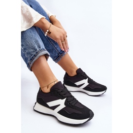 Scarpe sportive da donna Chloette nere nero 2