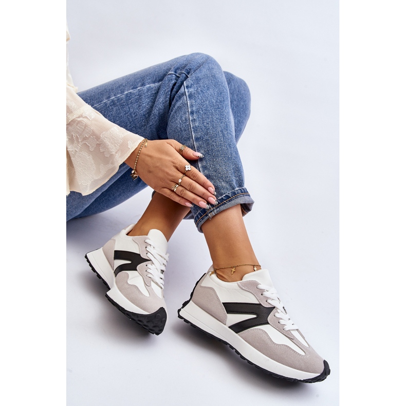 Scarpe sportive da donna grigie Chloette grigio 1